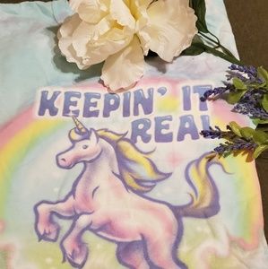Tie Die Unicorn Tshirt 3x